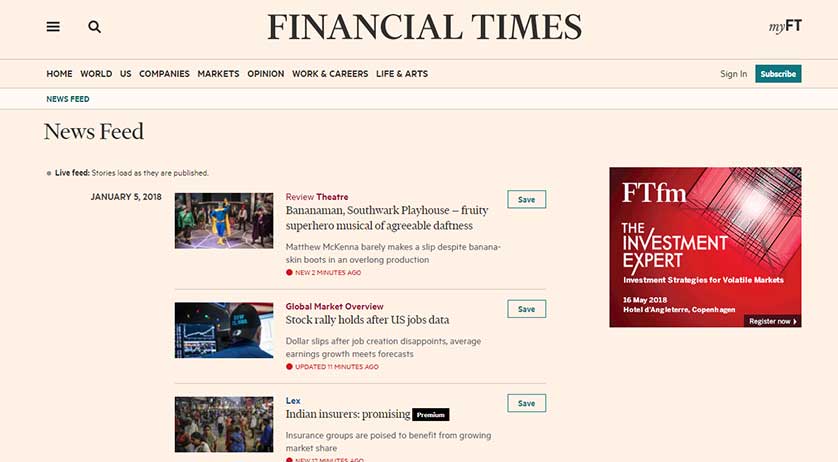 Financial Times (FT)