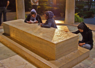 The tomb of Iran's most famous poet, Hafez.
