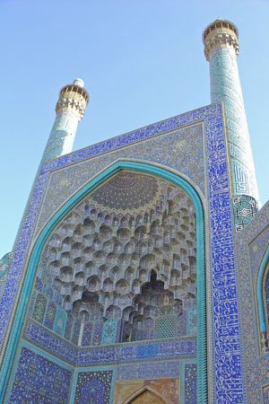 Entrance portal, mosque, Esfahan