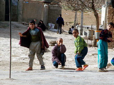 Children in Kermanshah.