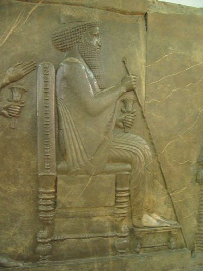 Seated Figure, Relief, National Museum of Iran, Tehran.
