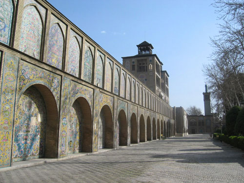 Tiled Archways, Golestan Palace, Tehran.