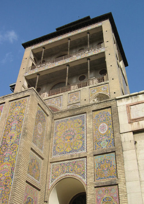 Tiled Archways, Golestan Palace, Tehran.