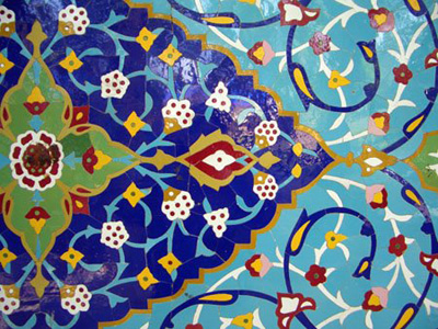 Moraq (mosaic) Tile, Tehran.