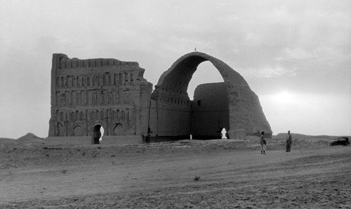 Ctesiphon, the Sassanid capital, south of present-day Baghdad.