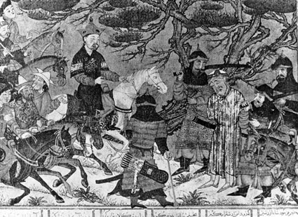 Miniature painting from the Shahnameh by Ferdowsi.