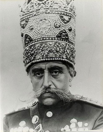 Photograph of Mozaffar-ed-Din Shah, Iran.