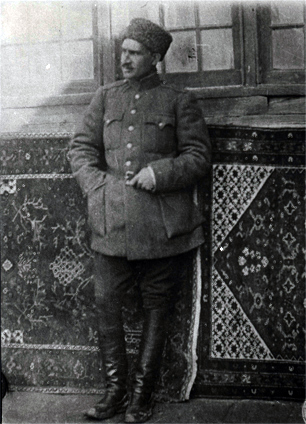 Reza Shah as Minister of War in 1921, Iran.