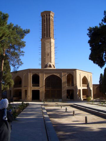 Dolat Abad Garden (tallest wind tower in Yazd)