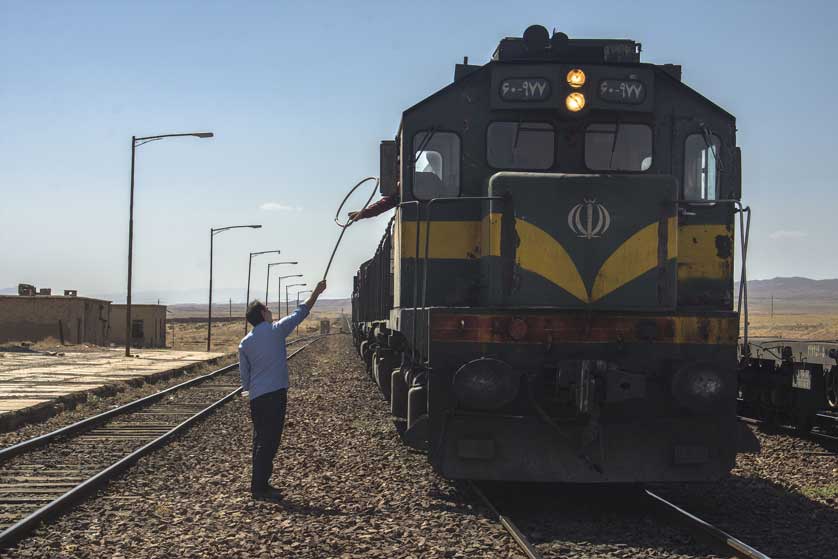 Trains in Iran.