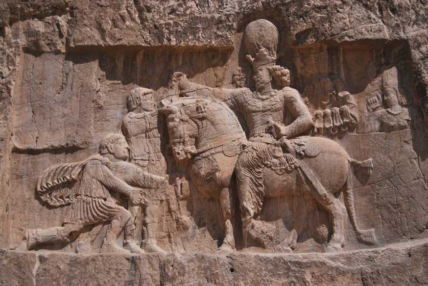 Naqsh-e Rostam, an ancient necropolis.