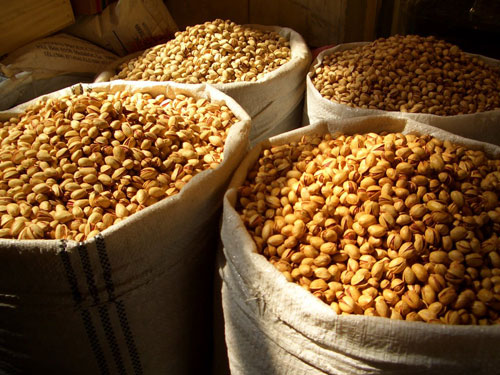 Tehran pistachios, Iran.