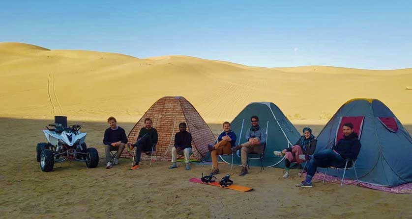 Varzaneh Desert Camp.